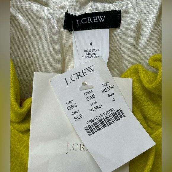 NWT J. CREW Wool Blazer Jacket size 4 - Picture 4 of 8